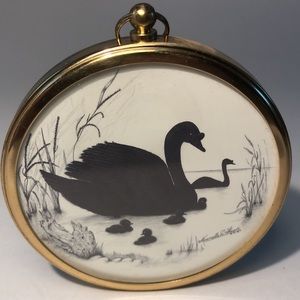 SWAN IN SILHOUETTE by Marcelle D. Shears